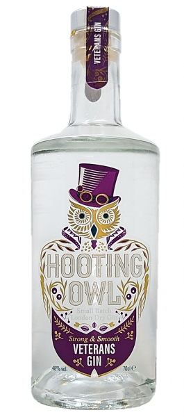 Hooting Owl Veterans Yorkshire Gin ''Smooth & Strong'' 48% (70cl)